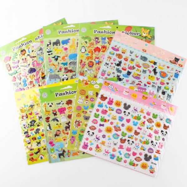 222B] 2000 애니멀 미니미 스티커 세트 (8개세트)