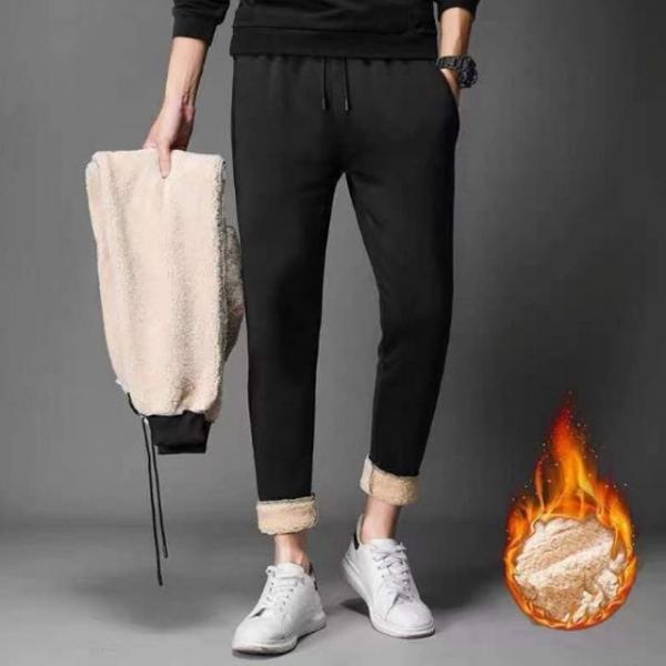 남성 안감 양털 후드 집업 세트 하의 1P 겨울 운동복