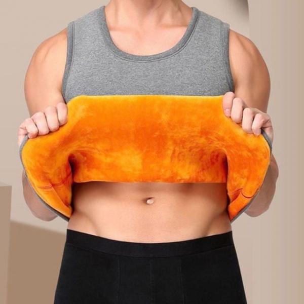 남성 기모 런닝 나시티 1P 겨울 보온 내복 티셔츠