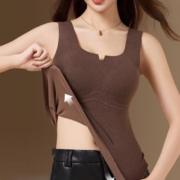 여성 캡내장 기모 브라탑 이너웨어 1P 겨울 보온 패션