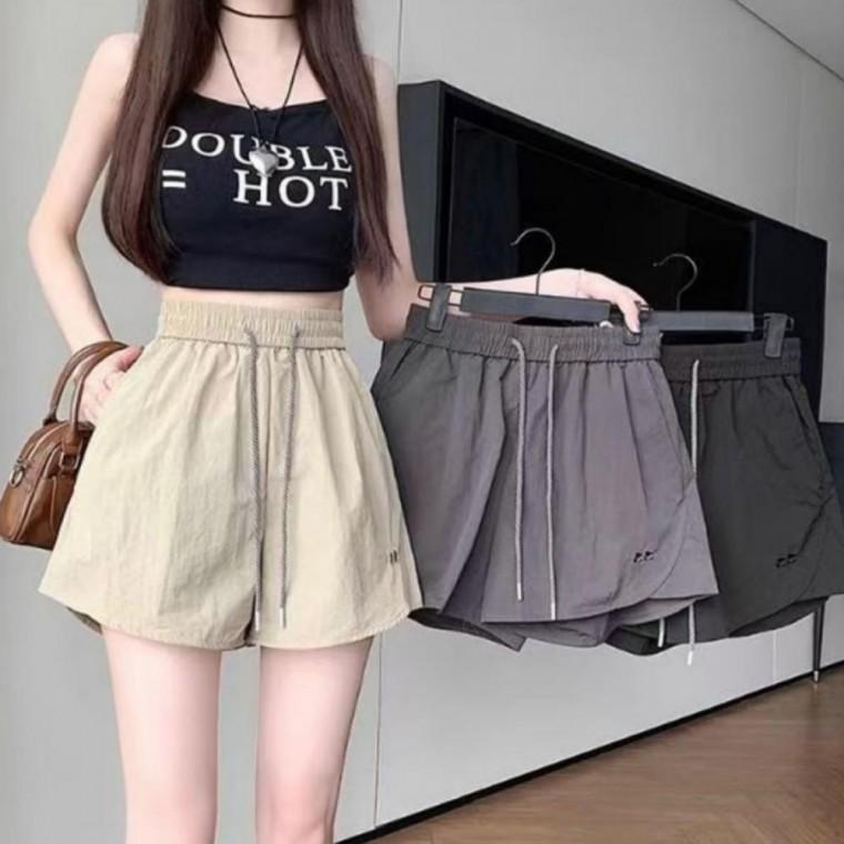 3컬러 발랄한 A핏 와이드 밴딩 숏팬츠 여름 반바지