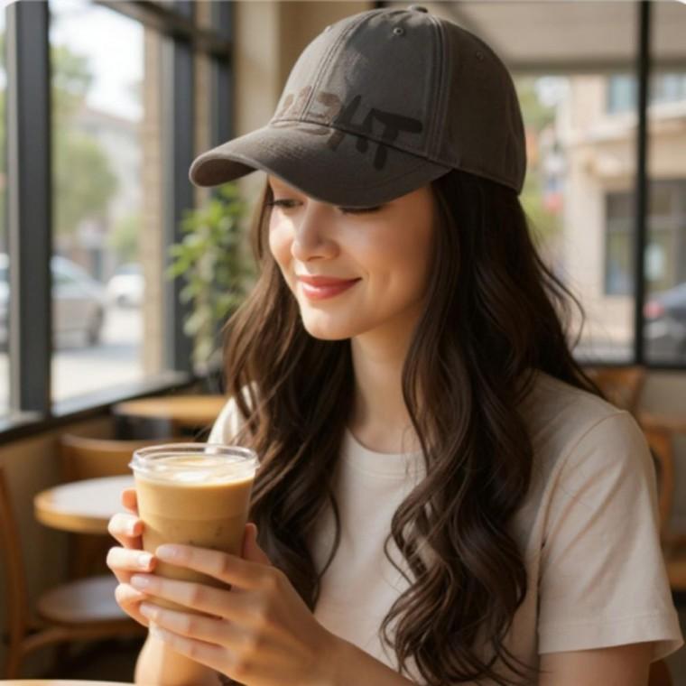 3컬러 자연스러운 가발 일체형 웨이브 헤어 볼캡