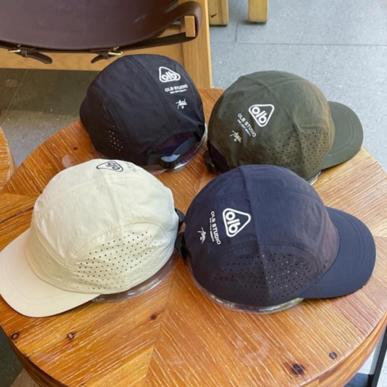 5컬러 시원한 메쉬 유니크 로고 애슬레저 볼캡모자