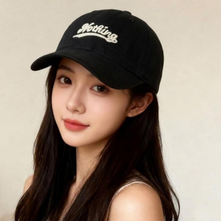 6컬러 심플한 자수 영문 레터링 데일리 볼캡 야구모자