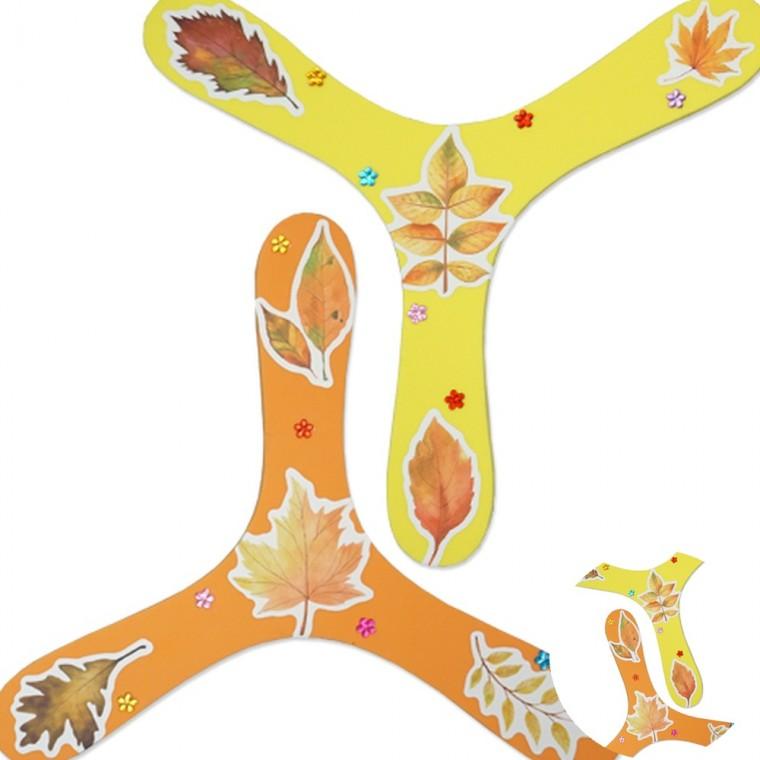 부메랑만들기 미술만들기 미술놀이키트 부매랑만들기 미술키트 낙엽 부메랑 5인용
