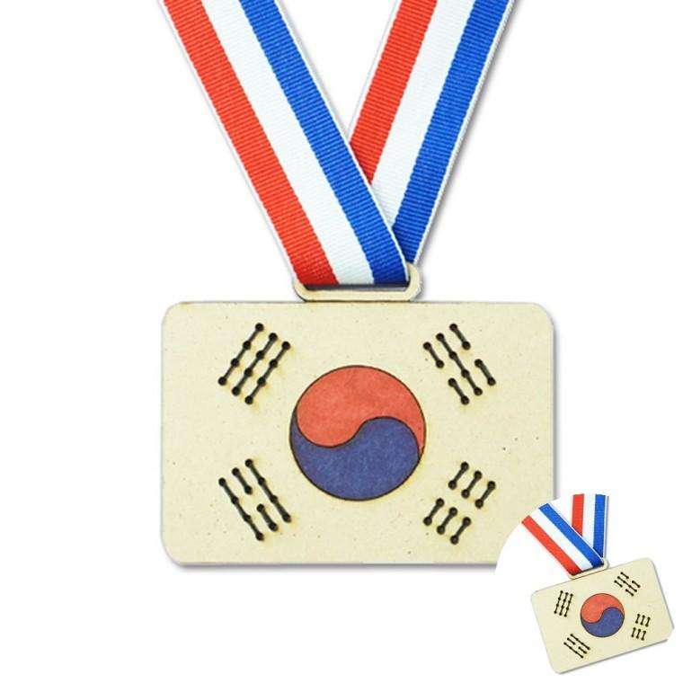 태극기메달 5인용 태권도메달 초등미술재료 미술재료