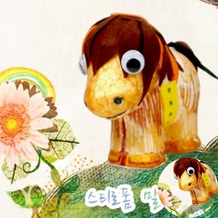 펠트 말폼 만들기 5개묶음 인형만들기키트 미술놀이 공예재료
