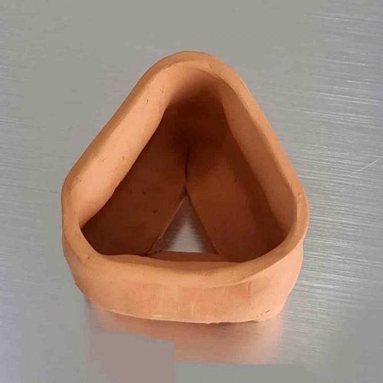 토기화분 테라코타토분 빈티지화분 수제 토분 삼각 11x10
