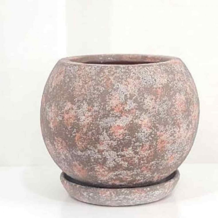 엔틱토분 인테리어화분 토기화분 토분 루나 볼 화분 16x15