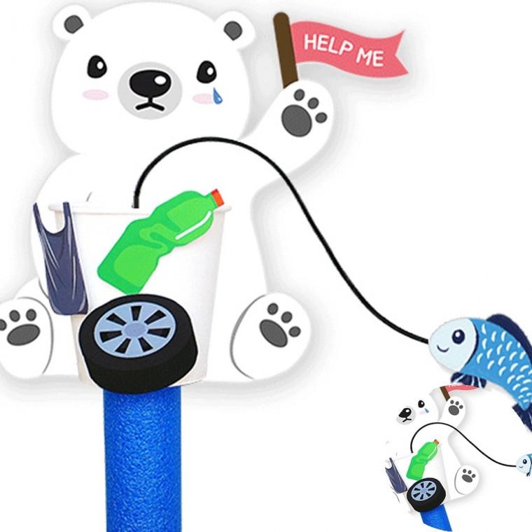 북극곰의 물고기잡기 4인용 만들기DIY 미술수업재료 미술만들기