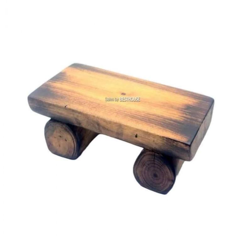 원목화분받침대 미니화분받침 예쁜화분받침대 화분받침대 원목 직사각 29x15x9