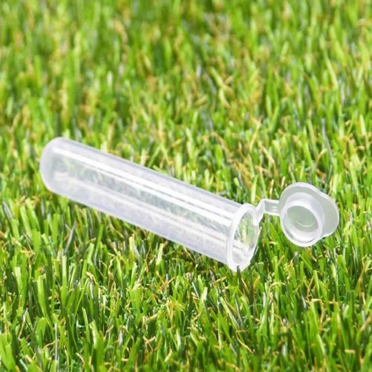 씨앗보관통 남은씨앗보관 정원용품 씨앗보관용기 투명 10ml 8cm