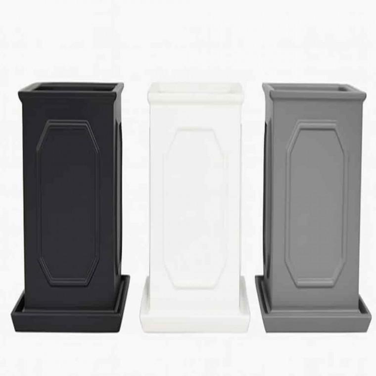 도기화분 화분분갈이 금전수화분 도자기화분 로마주 2p 받침세트 16x17 15x20