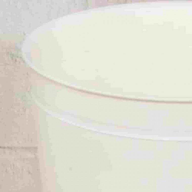 크림 오픈 휴지통 2.2L 플라스틱휴지통 사무실쓰레기통 심플휴지통 세척편한휴지통
