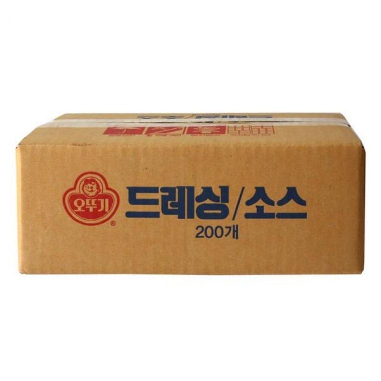 J1370 오뚜기 허니 머스 타드 드레싱 소스(200개입)