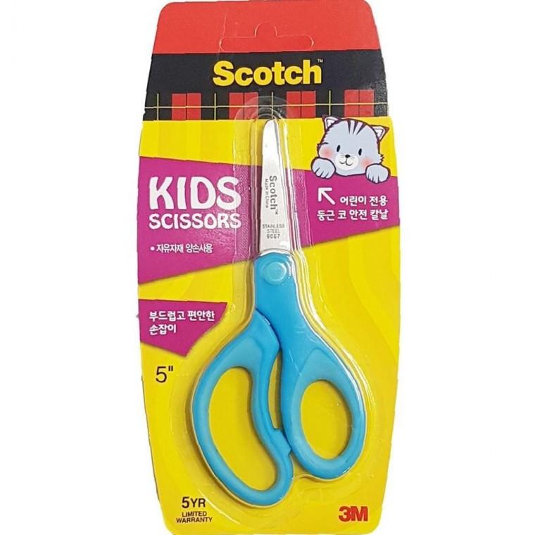 3M 튼튼 어린이가위(블루) 양손가위 안전가위 공작가위