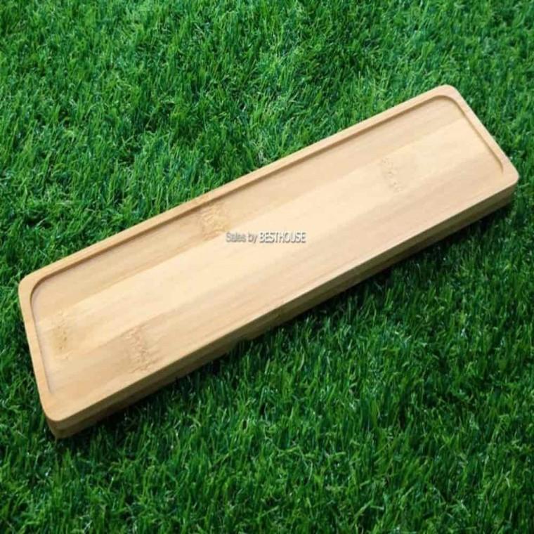 냄비받침 화단꾸미기 화분다이 화분받침 대나무 직사각 26x7