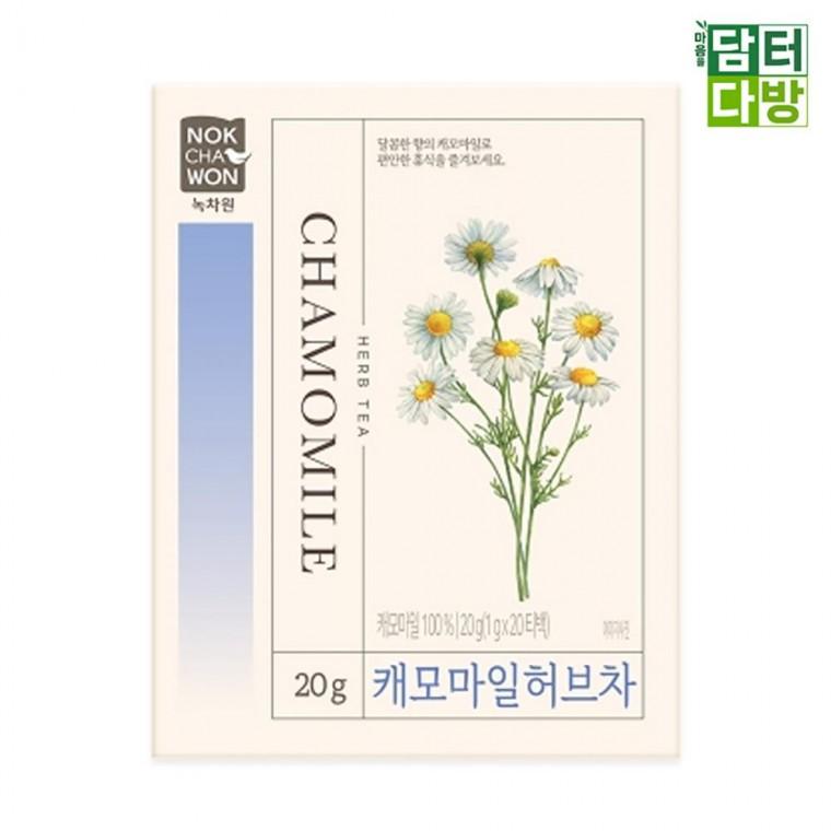 녹차원 캐모마일 허브차 20 티백