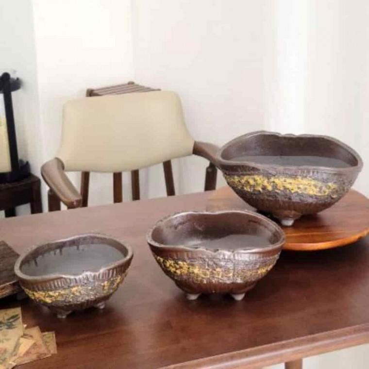 분재용화분 다육식물화분 테라스화분 다육이화분 타원 18x14x8