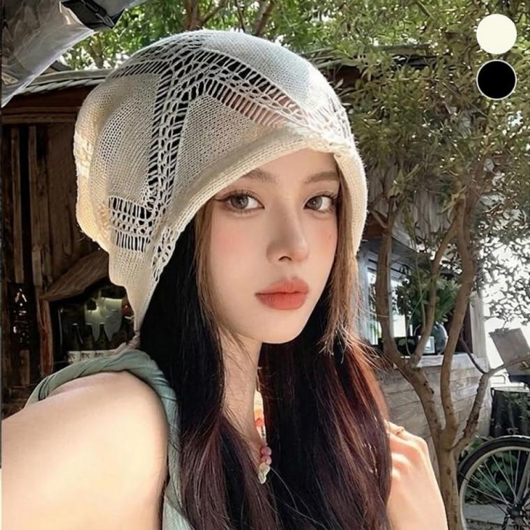 여성 남성 여름비니 얇은 펀칭 데일리비니 시원한