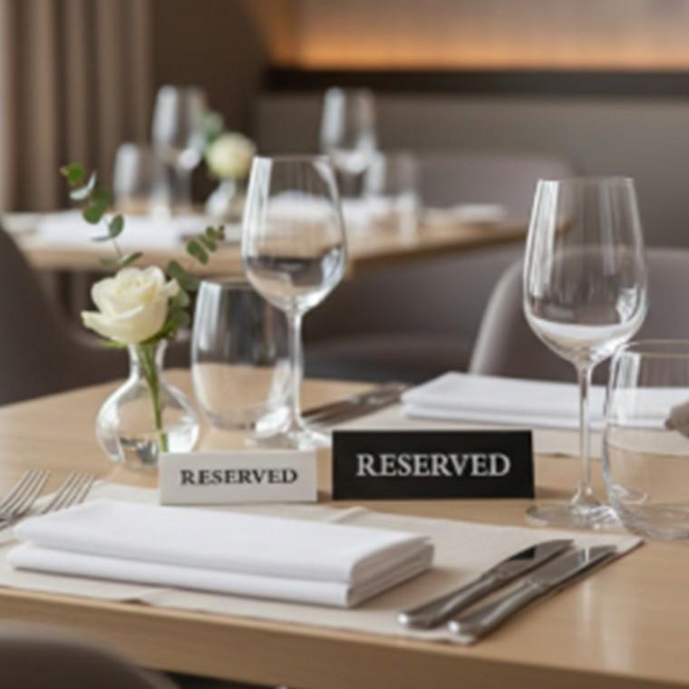 예약 알림판 RESERVED Reserved 인테리어안내판
