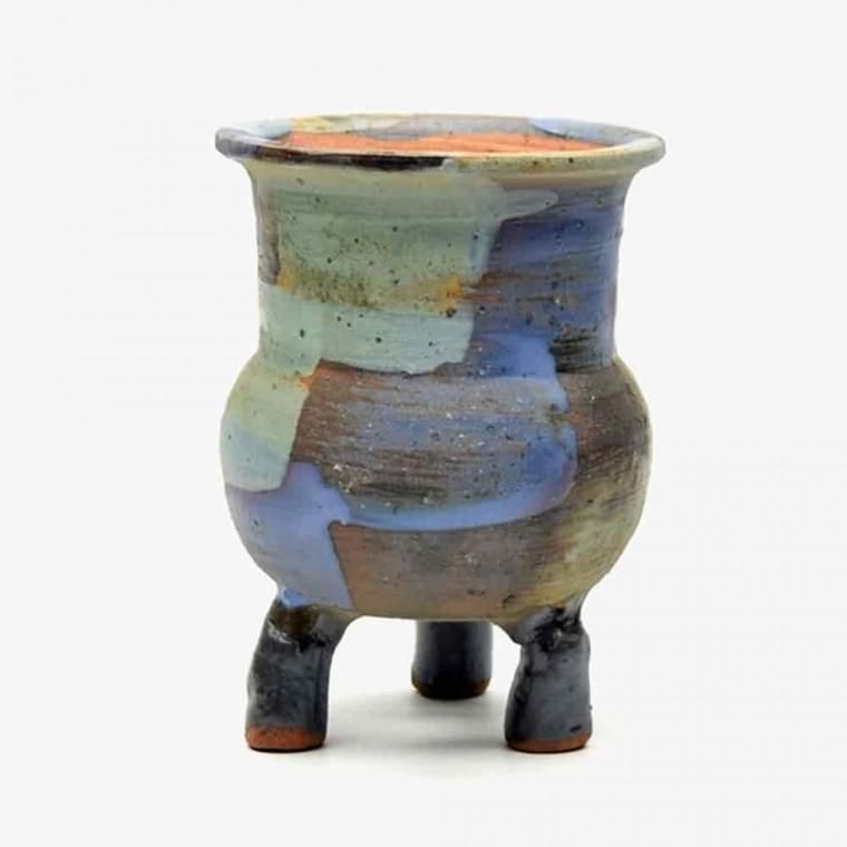 작은화분 특이한화분 긴화분 화분 다육이 수제 긴단지 13x17