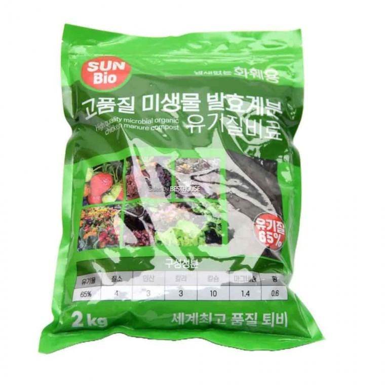 유기질퇴비 화분퇴비 화분비료 유기질비료 발효계분 2kg