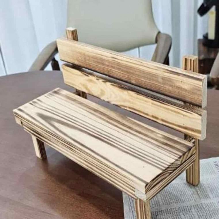 소품받침대 빈티지화분선반 화분다이 화분받침 우드 벤치 35x11x17