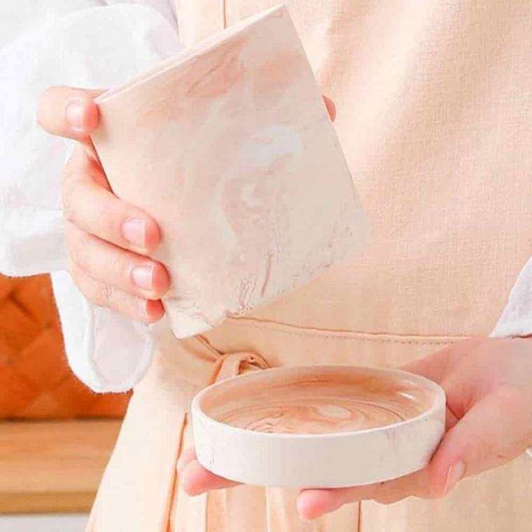 물받침 토분받침대 화분대 토분받침 마블링 D9