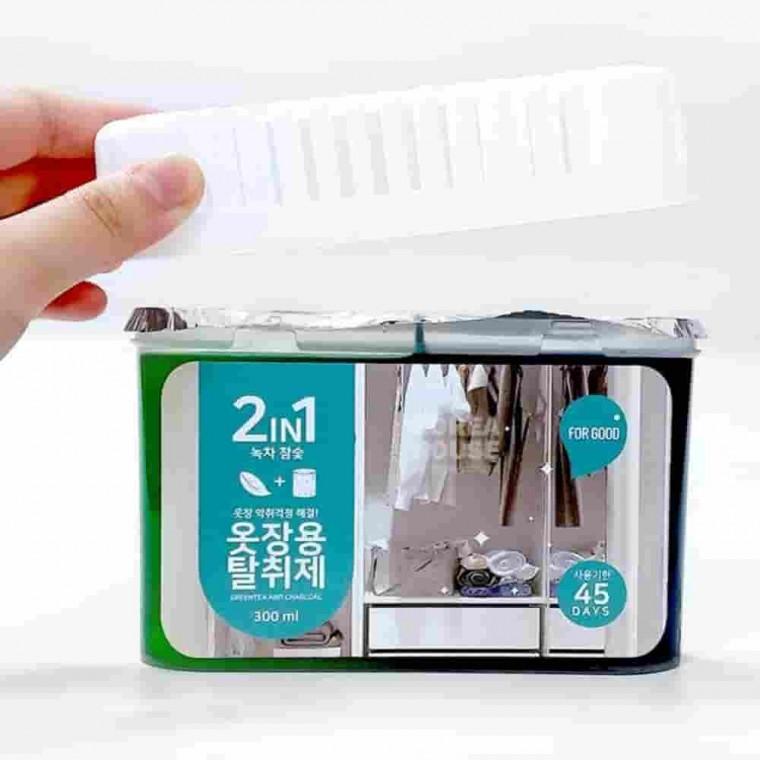 탈취제 녹차숯 300ml 드레스룸냄새 새가구냄새제거 옷장옷냄새 옷냄새제거