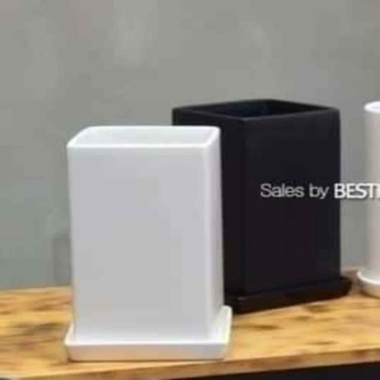 심플한화분 베란다화분 실내화분 도기화분 긴사각 15x24