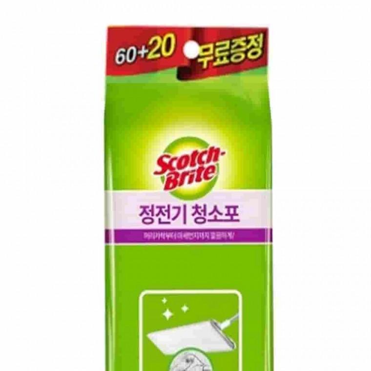 청소포 표준형 리필80매 막대걸레용 부직포청소포 청소포리필 일회용걸레 청소부직포 일회용부직포