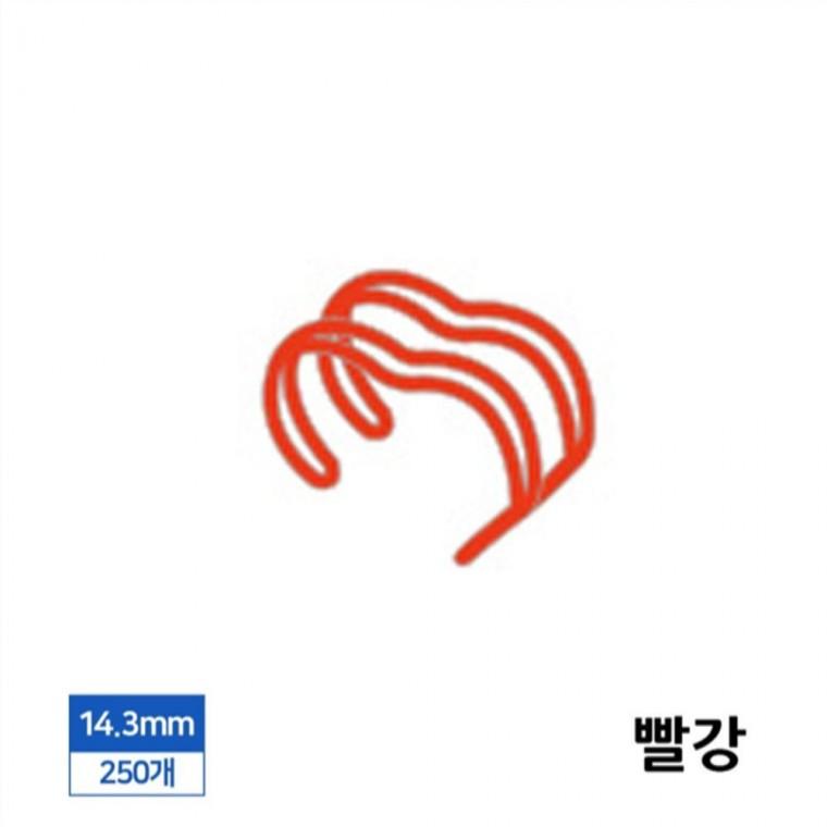 제본 3대1 와이어링 14.3mm 250개입 빨강 제본바인더 링제본 바인더링
