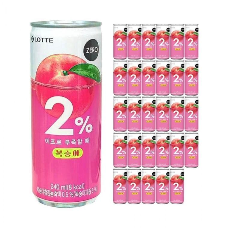 루미나D 이프로 롯데 복숭아 제로 240ml 30캔