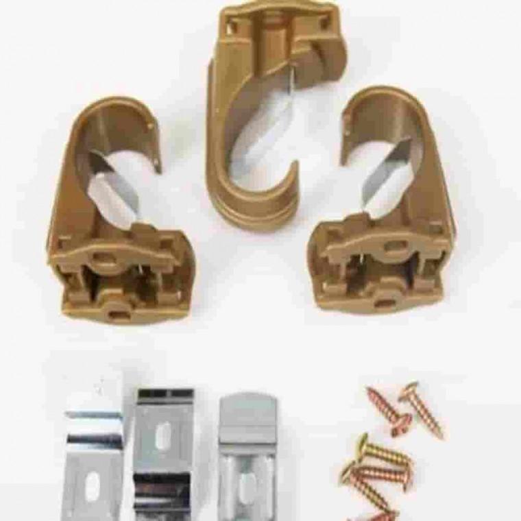 커텐브라켓세트 3P 25mm 원룸커튼설치 커튼홀더 커튼봉브라켓 벽면브라켓