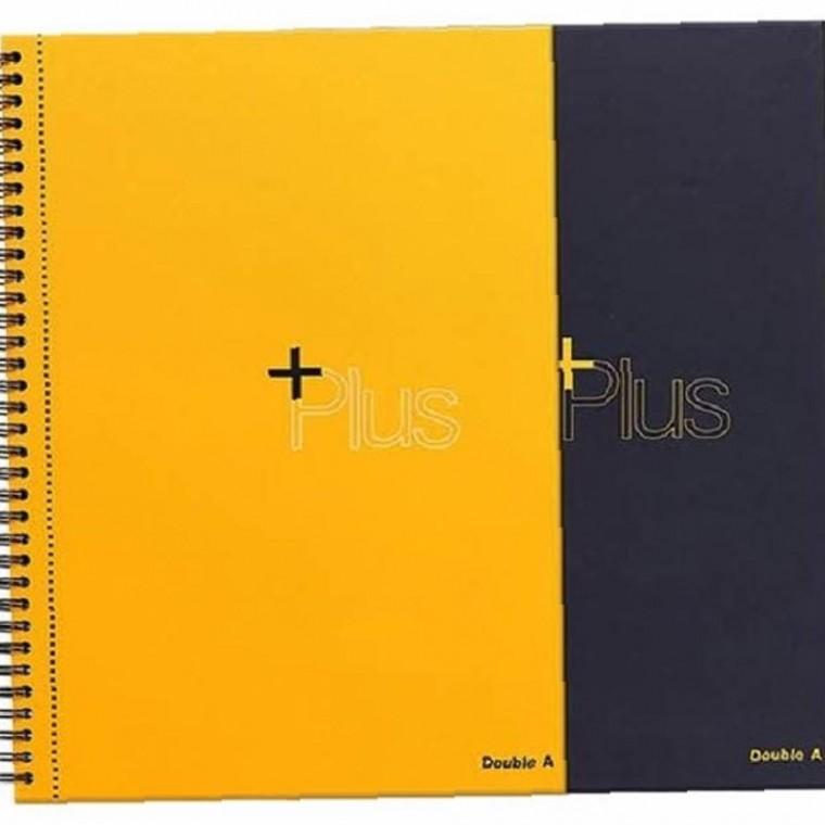 더블에이 플러스좌철노트 스마트 A4(노랑)