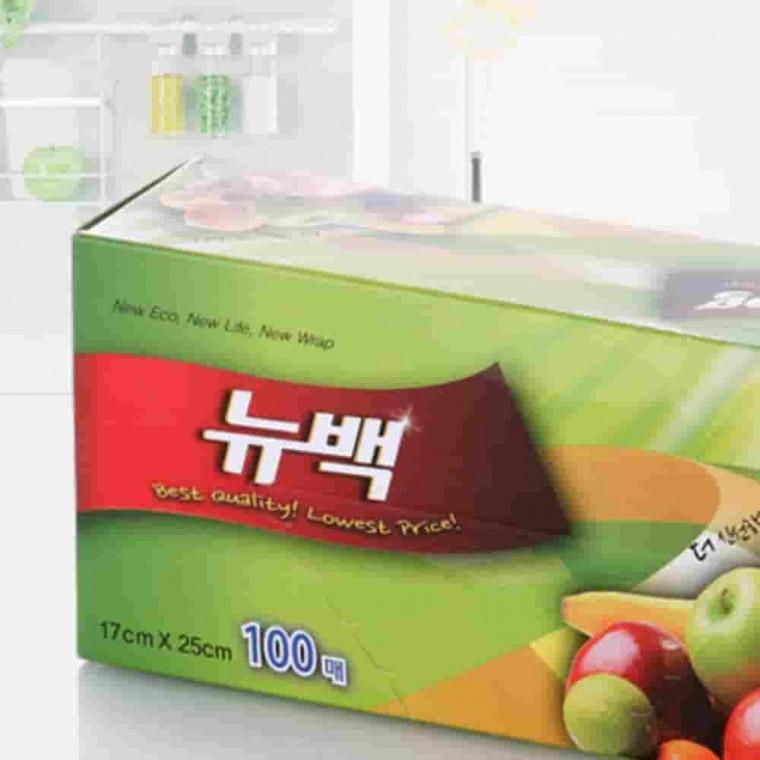 100매 일회용 위생백 17x25 미니 투명비닐팩 투명봉투 비닐봉투 일회용비닐봉투 위생비닐
