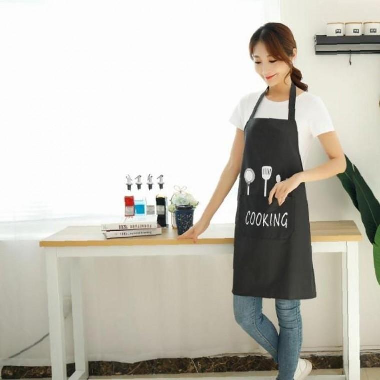 세련된 간편 주방용 앞치마 카페 서빙 공예 미용용