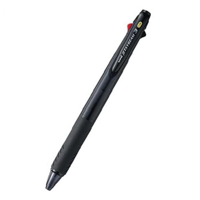 유니 제트스트림 정돈 3색 0.38mm 흑색 SXE3-400-38-24