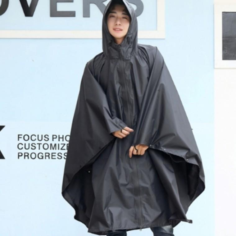 남녀공용 판초 우비 XL 블랙 빅사이즈우비 남녀공용우의