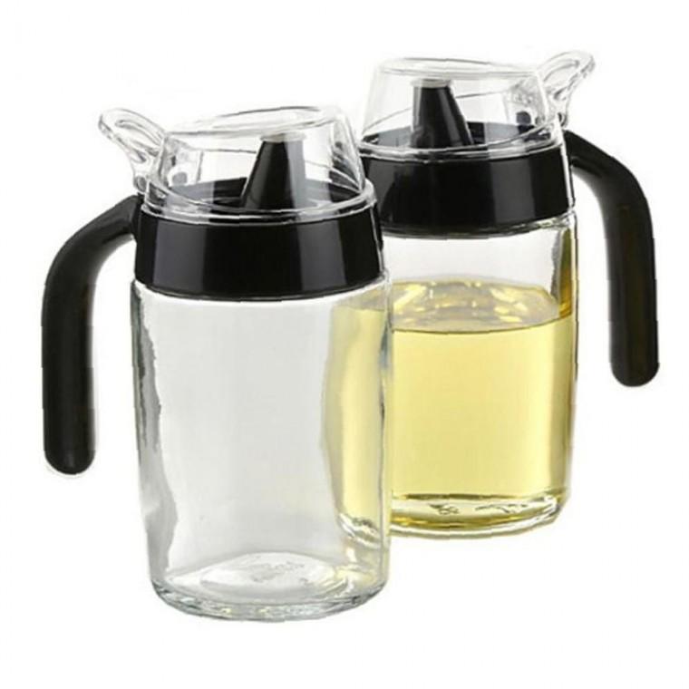 시노글라스 소스병 실용 양념통 기름 오일병 블랙 250ml 1p
