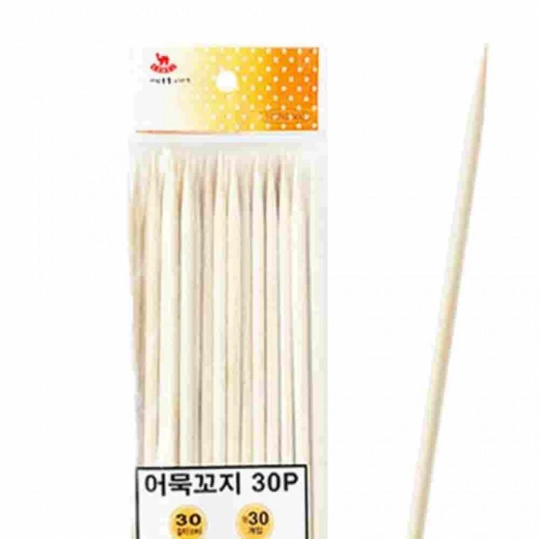 오뎅꽂이 30P 산적꼬지 일회용꼬지 대나무막대 꼬치요리