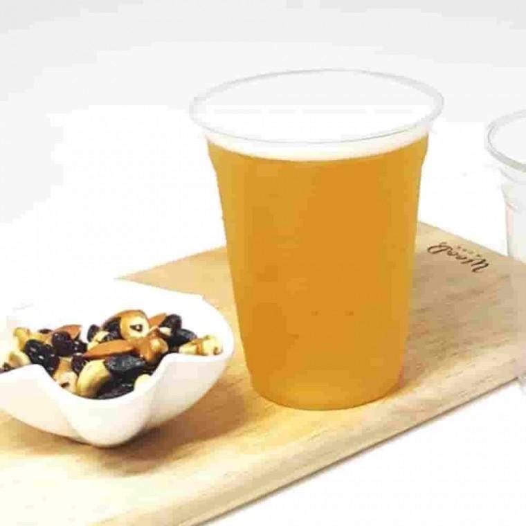 맥주컵 주스컵10P 플라스틱컵 PET투명컵 카페컵 일회용플라스틱컵