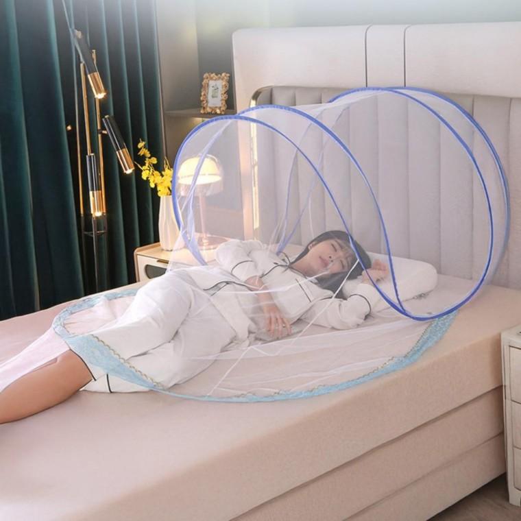 원터치 1인용 모기장 바닥없는모기장 간편모기장