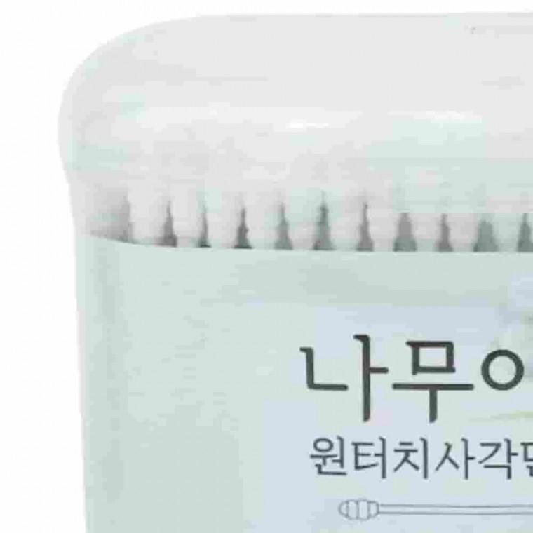원터치 사각면봉 350p 회오리형 위생면봉 회오리면봉 수정화장면봉 일회용면봉