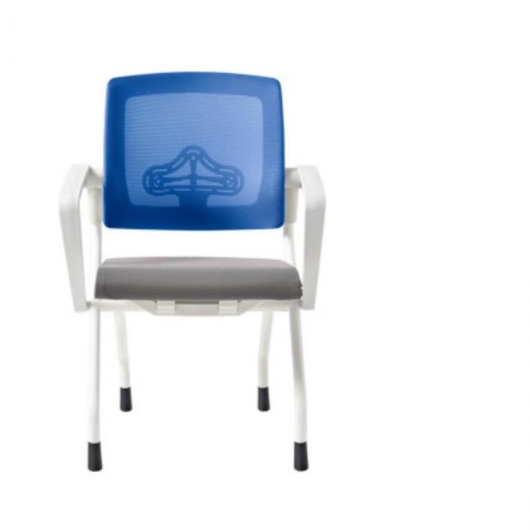 고정의자 화이트 중학생 수강용의자 공연의자