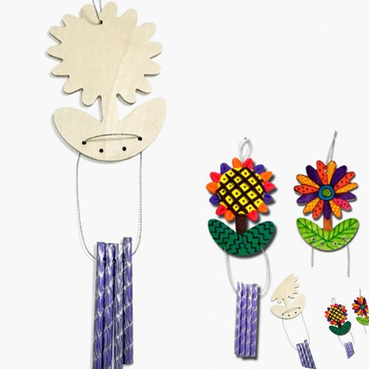 꽃나무도어벨 만들기 풍경종DIY 공예만들기키트 꽃도어벨