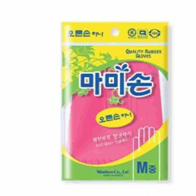 한손 고무장갑 오른손 중형 주방고무장갑 고무장갑한쪽 긴고무장갑 요리용장갑 컬러고무장갑