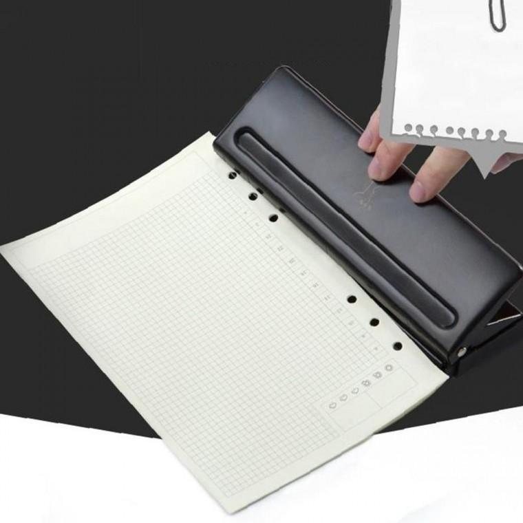 6공 슬림한 조절가능 펀칭기 4 5 3 속지 5 타공