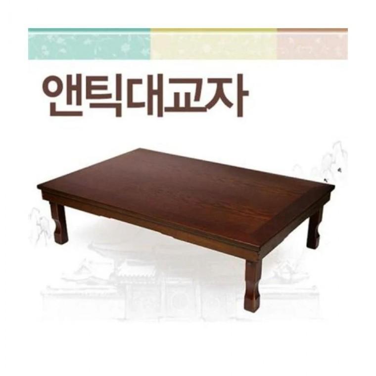 루미나D 모던 접이식 대교자 접이식상 직사각 원목교자상